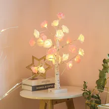 LED Bonsai Tree Light 24 LED Blossom Tree Decorative Lighting Light Tree For Christmas Holiday Decoration 30 X 20 X 20cm