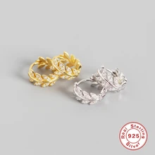 Роскошные 925 пробы серебряные серьги-гвоздики для женщин Свадебные ювелирные изделия заводская цена A30