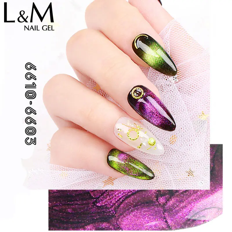 

12 pcs ibdgel black bottle Lot Set 9D Cat Eyes Gel magic Magnetic Gel Nails Shining and Changeable Long Lasting soak off