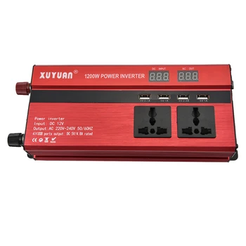 

Standard 1200W Car Auto Power Inverter Low Power Converter 12V To 220V with LED Display