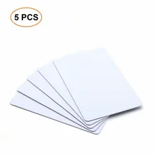 Смарт-карта Бесконтактный микрозазор IC 13,56 МГц MF S50 смарт-вход карты доступа(упаковка из 5) 0,8 мм тонкий для системы контроля доступа