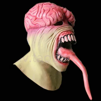 

Beast Halloween Monster Scary Mask Latex Devil mask masquerade party skull mascara maske Long Tongue silicone Horror