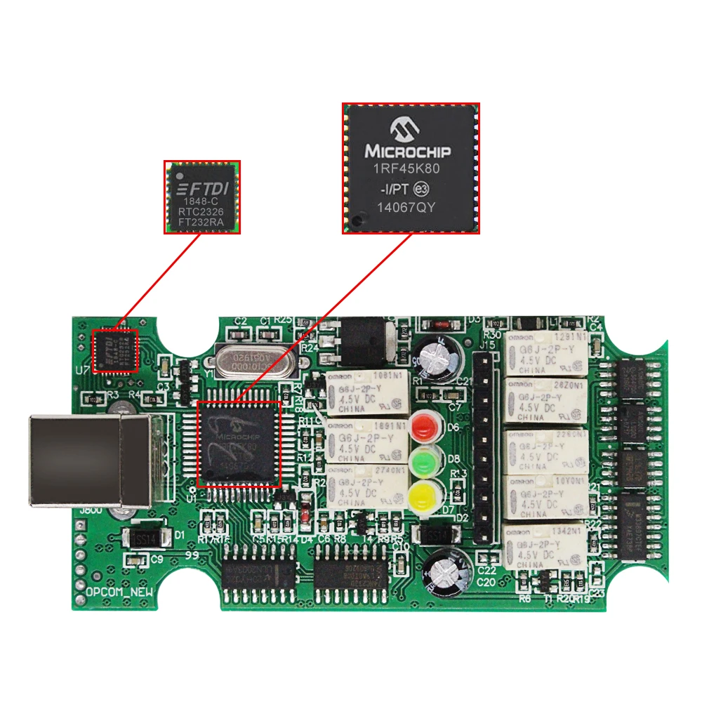Opcom V1.99 2014V с 18F46K80 FTDI чип OBD OBD2 диагностический инструмент для Opel Op Com Can Bus кабель|obd2