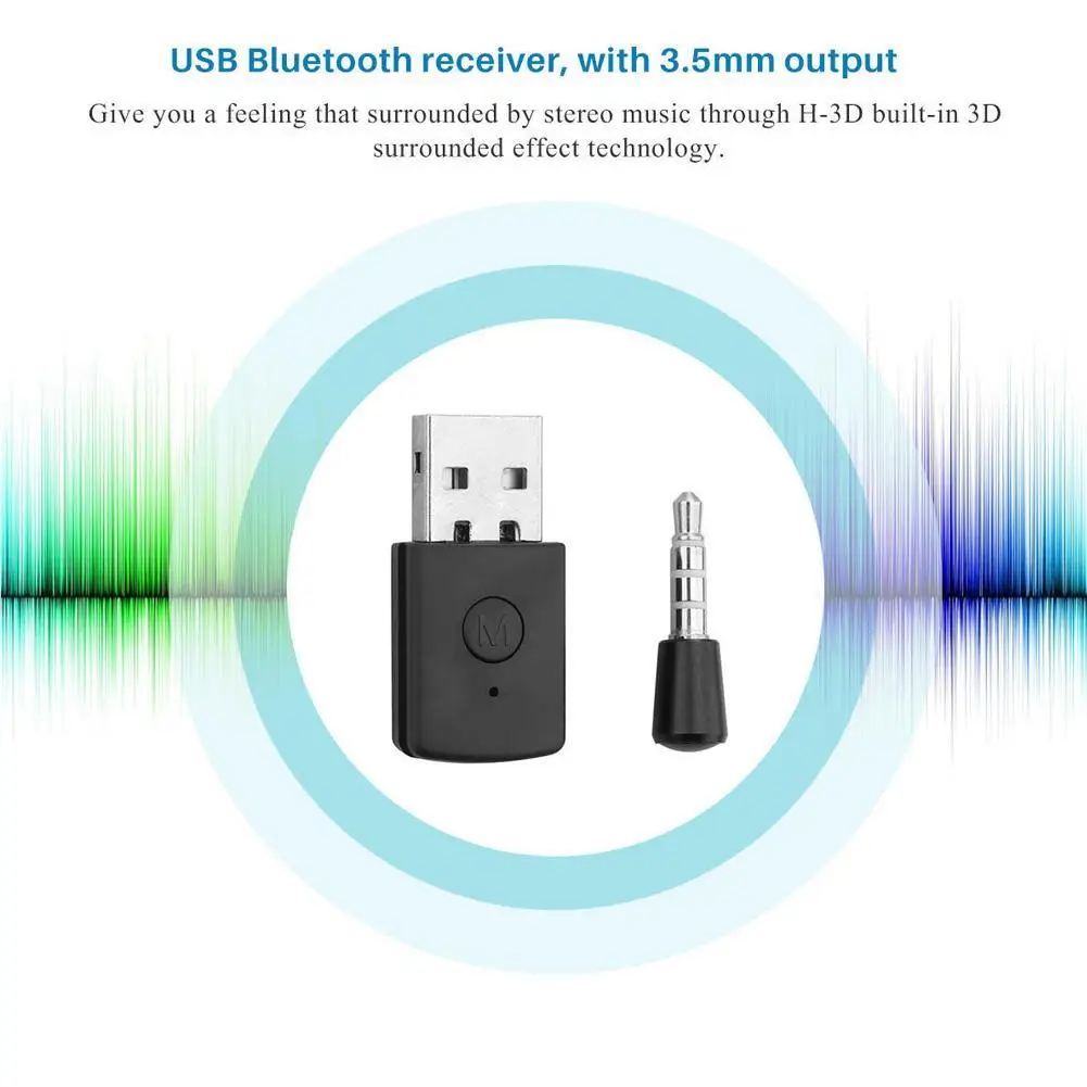 3,5 мм Bluetooth 4,0+ EDR USB Bluetooth ключ последняя версия USB адаптер для PS4 Стабильная производительность для bluetooth-гарнитуры