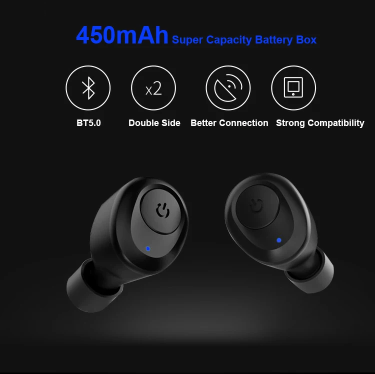 Smart True Twins TWS беспроводные наушники спортивные бег стерео бас Bluetooth наушники с микрофоном громкой связи для iPhone huawei Xiaomi
