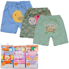 Детские штаны из чистого хлопка с животным принтом; штаны-шаровары; 5 шт. в комплекте; Детские шорты с вышивкой для кормления; Большие Штаны для малышей