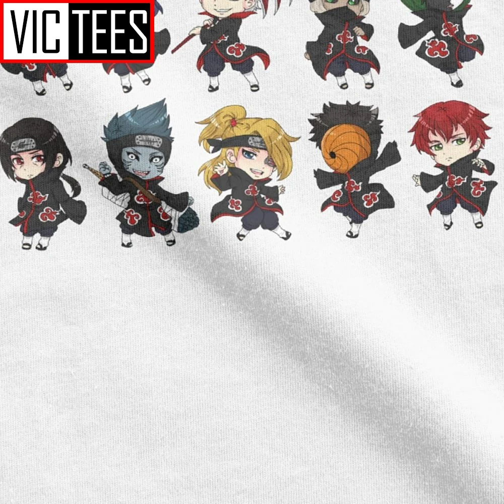 Мужская футболка Hidan Pain Deidara Akatsuki Kakuzu Naruto из чистого хлопка|Футболки| |