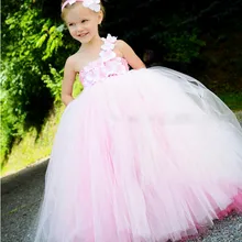Розовые платья для девочек на год и Рождество; двухслойные розовые платья-пачки для девочек на День рождения; вечерние платья принцессы