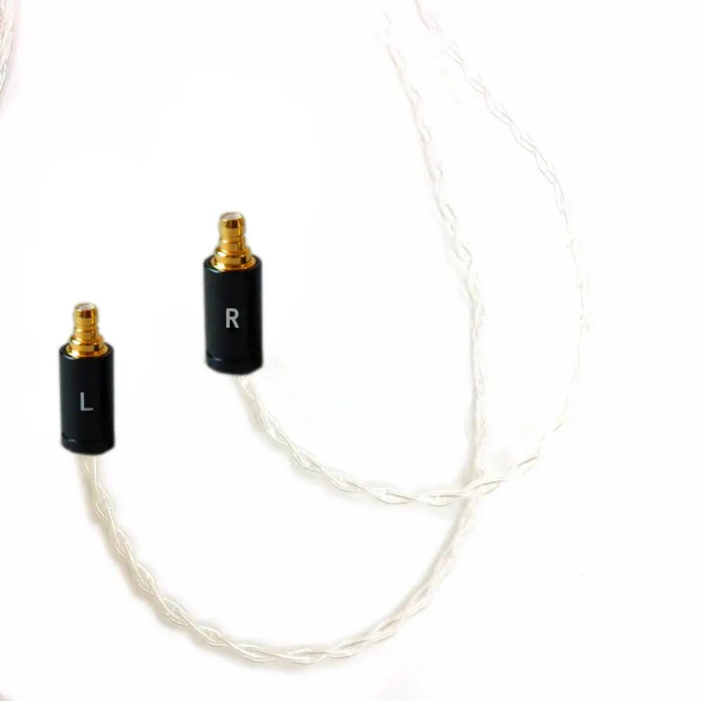 Thouliess Hi End 8 Cores 7N OCC Silver Plated Headphone Upgrade Cable For IE500 PRO IE400 PRO IE400PRO IE500PRO Headphones