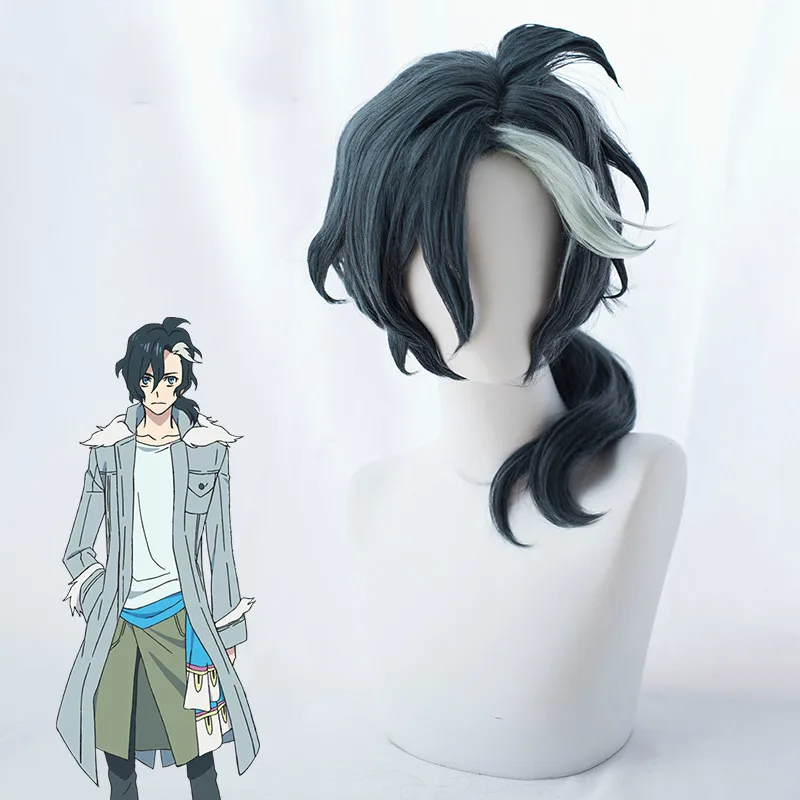 Аниме Sirius The Jaeger Yuliy косичка смешанные цвета Жаростойкие синтетические волосы косплей реквизит Хэллоуин вечерние+ парик