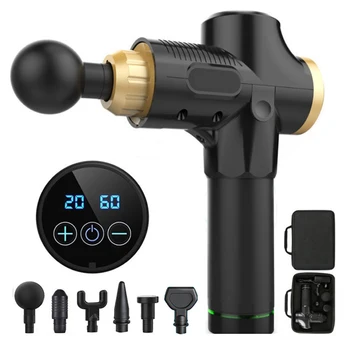 

Massage Gun Muscle Black Phoenix a2 Body Massager Electric 5 Heads Massage Gun Massager Muscle Relax MG47001