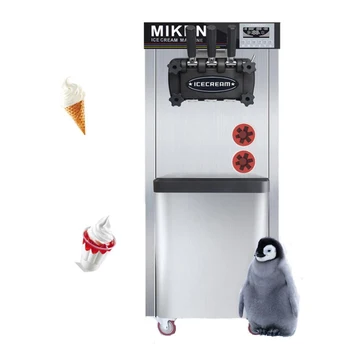 

Factory direct sales of high-quality stainless steel ice cream machine brand compressor desktop soft ice cream machine for sale