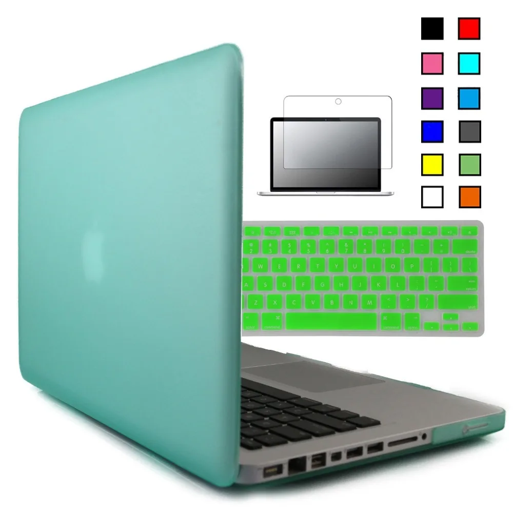 RYGOU кристально чистый матовый жесткий чехол для Macbook Pro 13 дюймов A1278 клавиатуры +