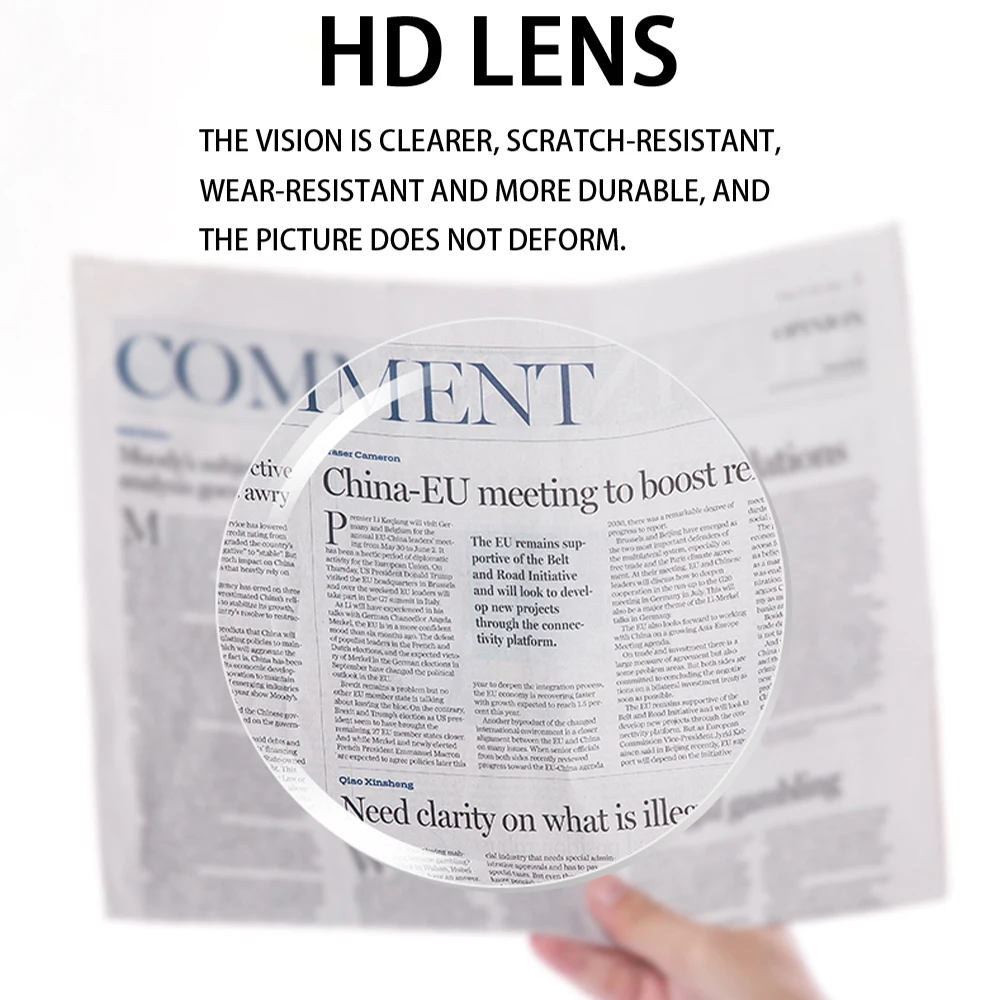 Henotin Stylish Quality Reading Glasses Round Frame Spring Hinge Readers Fashion Men And Women Glasses For Reading 5
