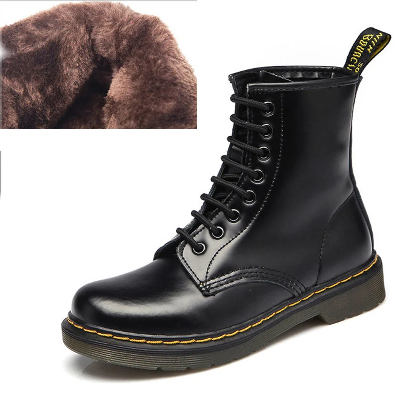 

CXJYWMJL Motocycle Boots Women Ankle boots Leather Booties Women Autumn Boots Women boots Snow Boots 2018 Rubber boots 6857