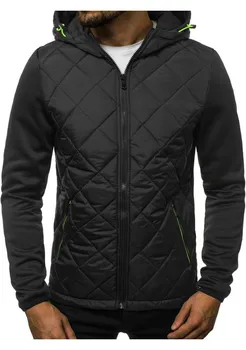 

New Male Long Sleeve Hoodie Men Tracksuit Hip Hop Cotton Sweatshirts Pullover Casual Hoodies Zipper warm Jacket fashion clothes