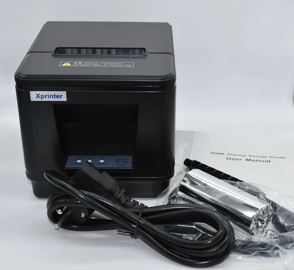 Новое поступление 80 мм авторезак термопринтер для чеков POS принтер порт USB или LAN