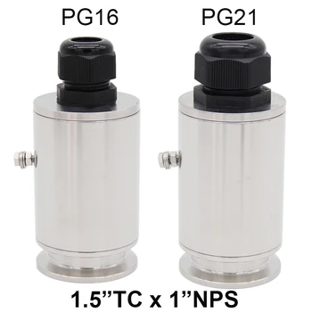 

1.5"TC Universal Heating Element Mounting Kit 1"NPS with PG16/PG21 Cord Strain Relief DIY Electric Brewery