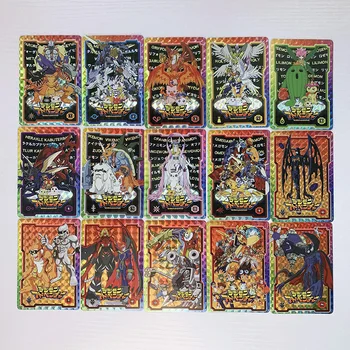 

15pcs/set Digital Monster The Final Battle of The Big Adventure Super Evolution Hobby Collectibles Game Collection Anime Cards