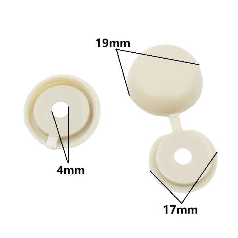 

KA LI LI Automotive Plastic 4mm Universal Car screws trim cover clips retainers cap