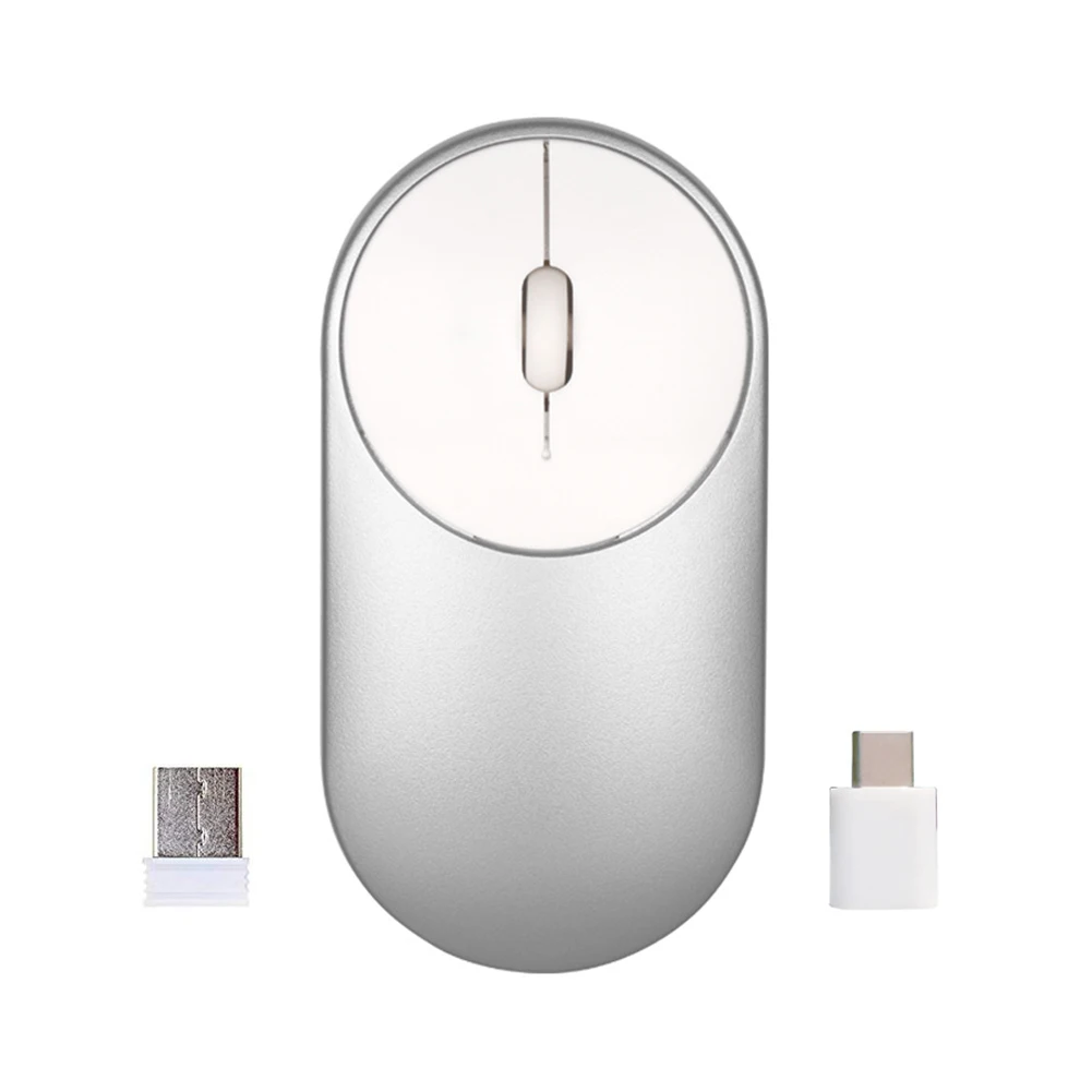 Беспроводная мышь type C USB два приемника двойного назначения оптическая эргономичная для мобильного компьютера xk88