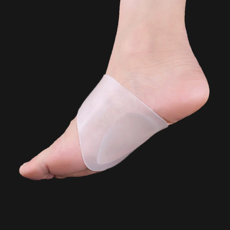 1 Pair Silicone Flat Feet Insole Foot Arch Support Pad Arch Corrector Plantar Fasciitis Orthopedic Insoles TSLM1