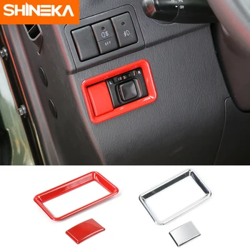 

SHINEKA Interior Mouldings For Suzuki Jimny 2007-2017 Car Rearview Mirror Adjust Switch Button Decoration Cover For Suzuki Jimny
