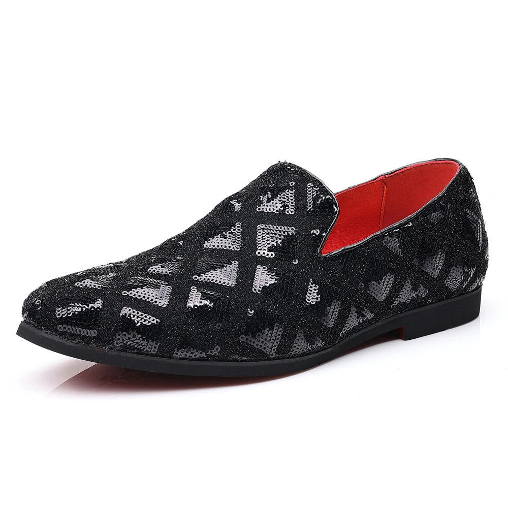 Trendy Men's Casual Shoes Cloth Leather Low-cut Personality Sets Single Lazy Beanie All-match |