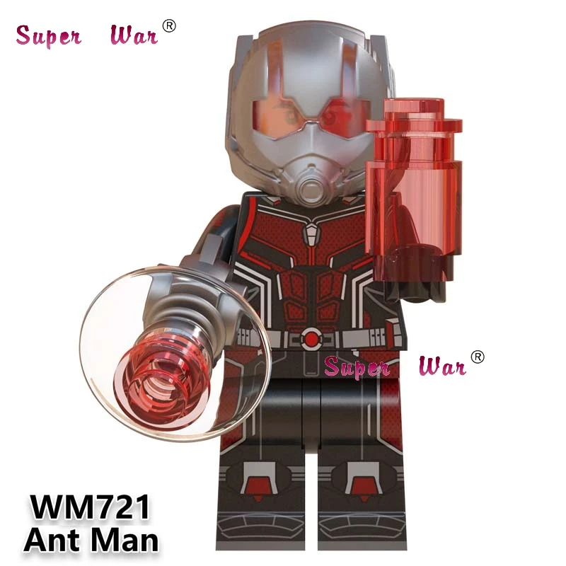 50pcs Avengers Endgame Iron Man Captain America IronMan Thor Pepper hawkeye Thanos MK85 Wasp building block for children toys - Color: WM721