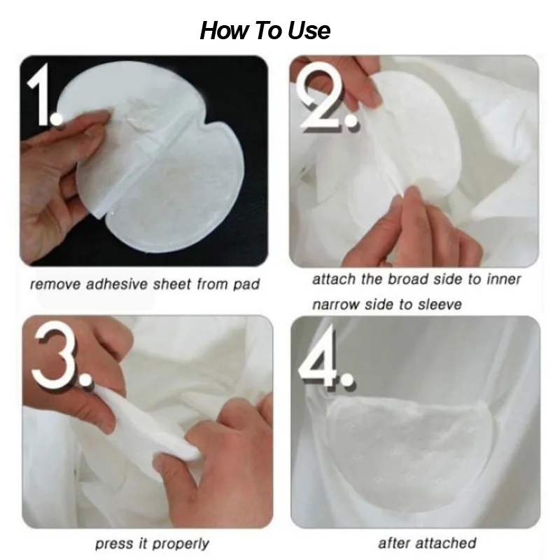 100pcs 50pairs Disposable Underarm Pad Armpit Sweat Pads Guard Sheet Liner Dress Clothing Shield Summer Men Women Deodorants Pad Armpits Armpit Sweat Padssweat Pads Aliexpress