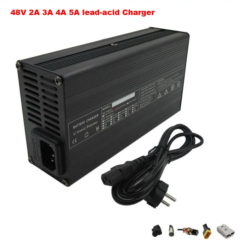 Зарядное устройство для свинцово кислотных аккумуляторов 48 В 2 А 3 4 а 5 8 В|battery charger