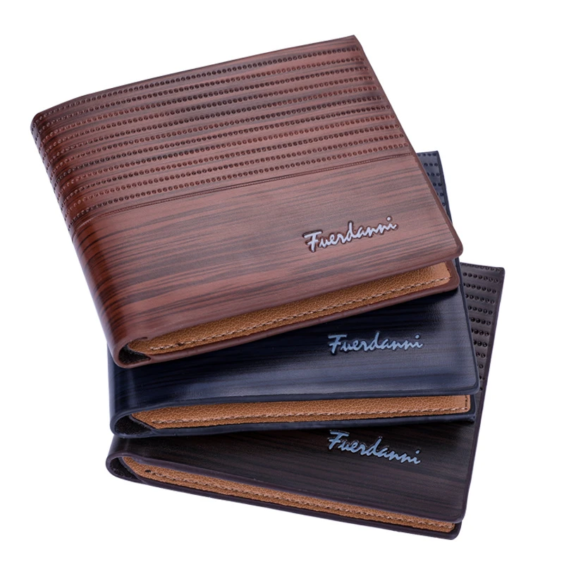 Cartera de cuero para hombre de negocios bolsos de moda para monederos de diseño de bolsillo de moneda Cartera de marca famosa monedero de lujo para hombres carteras|Carteras| - AliExpress