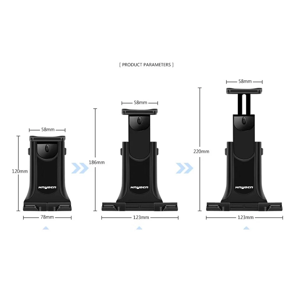 Tablet Stands Accessories Clip Adjustable Holder Mount Clasp For Apple Ipad Pro Mini Samsung Tab 4"-13" All Tablet Smartphone - 4