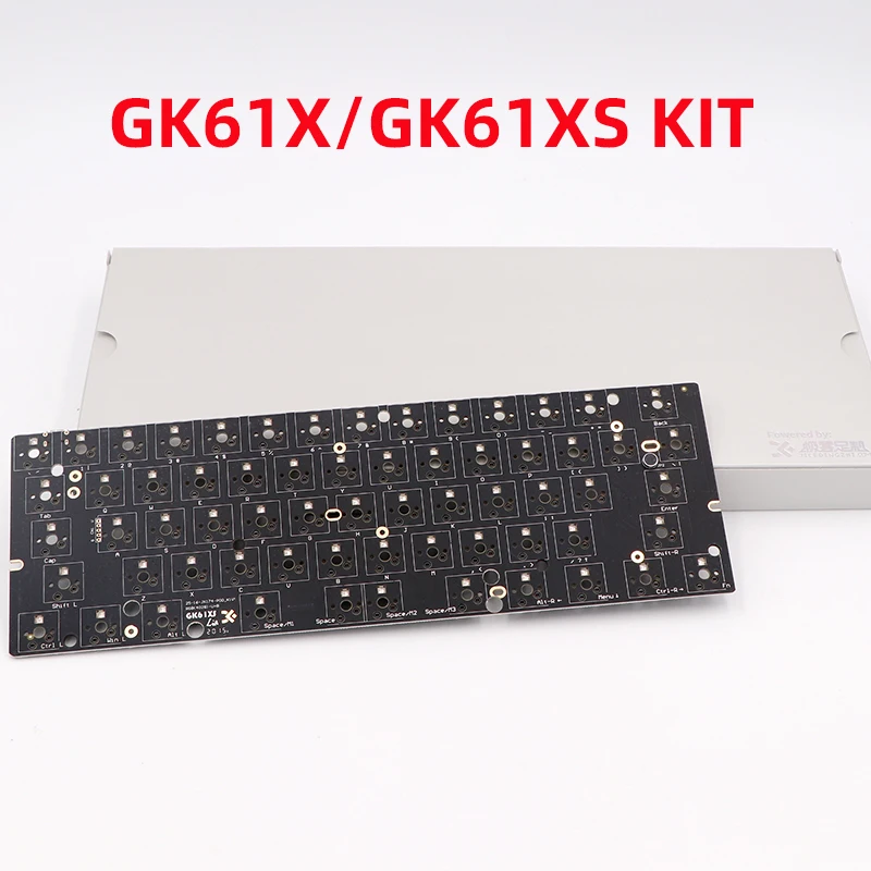 Программируемая клавиатура BGKP GK61X GK61XS печатная плата RGB 60% 61 клавиша горячей