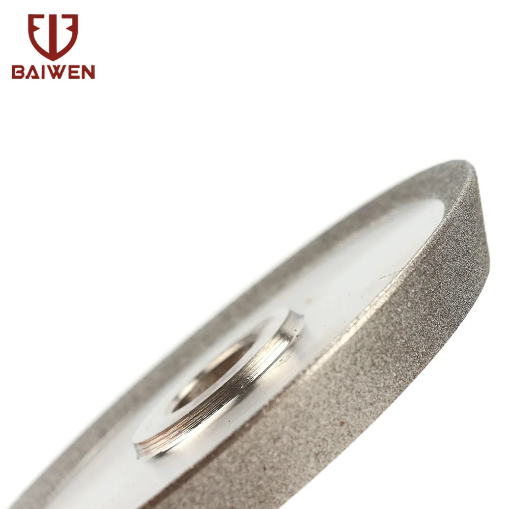 78mm Diamond Grinding Wheel Circle Sharpener Disc Dish Grinder for Carbide Metal Tungsten Steel Milling Cutter Tool 1/2'' Bore