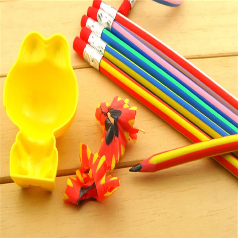 Креативные красочные волшебные игрушки гибкий мягкий карандаш с ластиком канцелярские принадлежности для студентов цветные карандаши школьные офисные принадлежности для детей