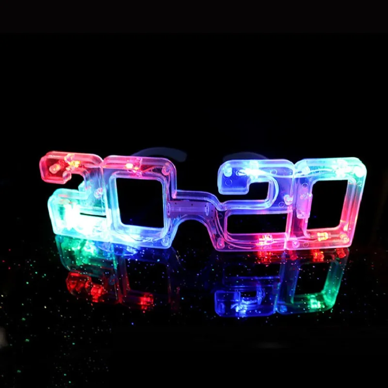 Мигающие светодиодные очки светящаяся Подарочная светящаяся головная повязка новогодние вечерние декоративные принадлежности очки аксессуары для волос