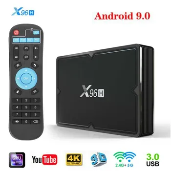 

2020 X96H Android 9.0 Smart TV Box 4GB RAM 64GB H603 6K 4GB RAM 32GB Dual Wifi BT4.1 Guge Player Youtube Set top box X96 max