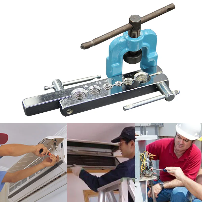 

Flaring Tool Eccentric Cone Type Kit for Refrigerator Air Conditioner Repairing TN88