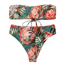 JAYCOSIN женский летний красочный печатный пляжный сексуальный купальник женский купальный костюм Мягкий купальник пуш-ап бикини наборы Купальники