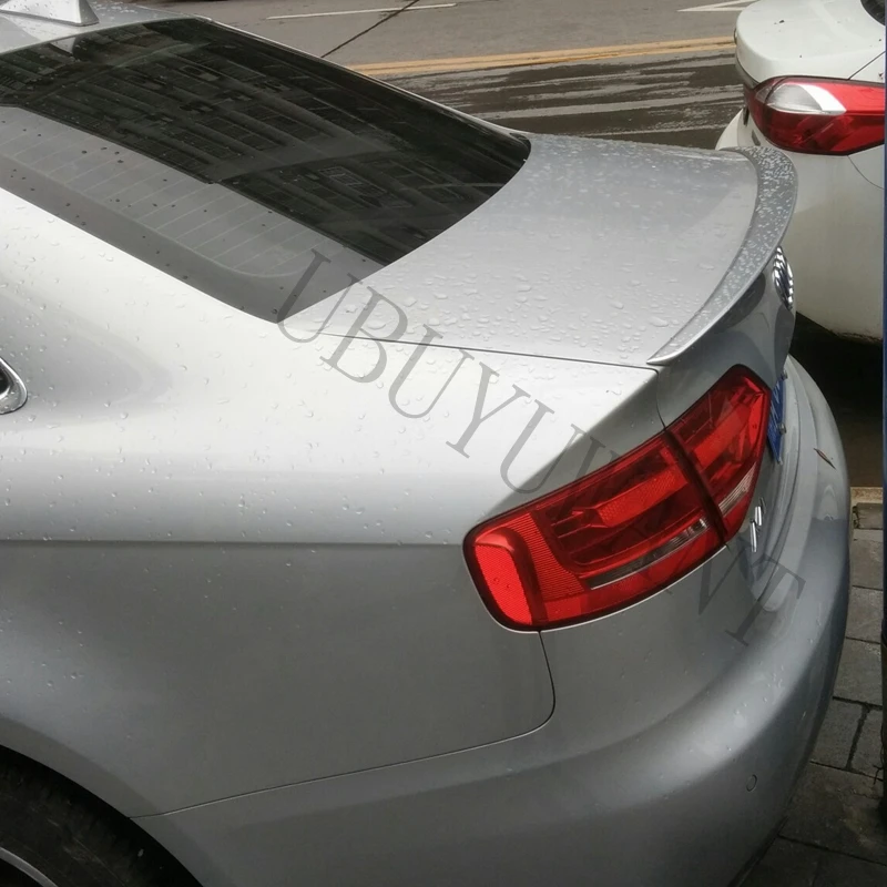 Высококачественный АБС пластик Неокрашенный задний спойлер 1 шт. для Audi A4 B8 2009 2010