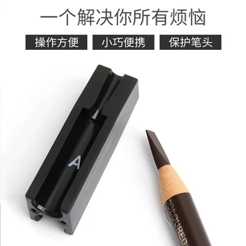 1pc Professionale Matita Per Sopracciglia Temperamatite Strumento di Appiattimento Coltello Per Affilare/Disegno Linea Matita Per Sopracciglia Temperamatite Base