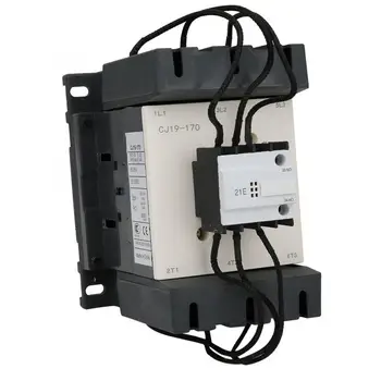 

contattore CJ19-170/21 Switch Over Contactor AC220V 170A 1NO 1NC Capacitor Contactor magnetic contactor