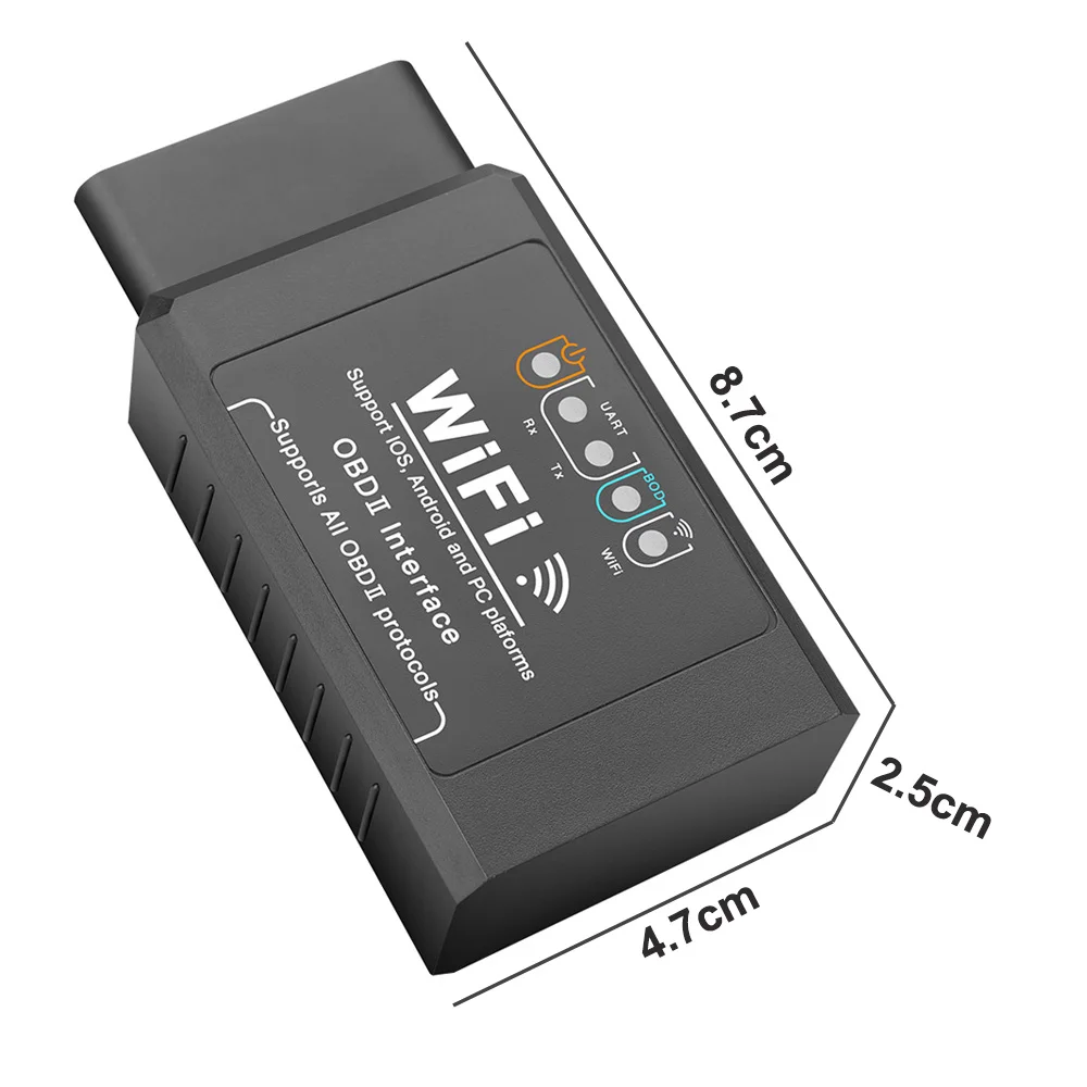 Автомобильный сканер OBD2 ELM327 Wifi V1.5 считыватель кодов адаптер диагностические