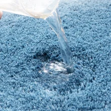 Одноцветные мягкие тканевые Коврики для спальни, коврики для дома, двери, ванной комнаты, впитывающие коврики