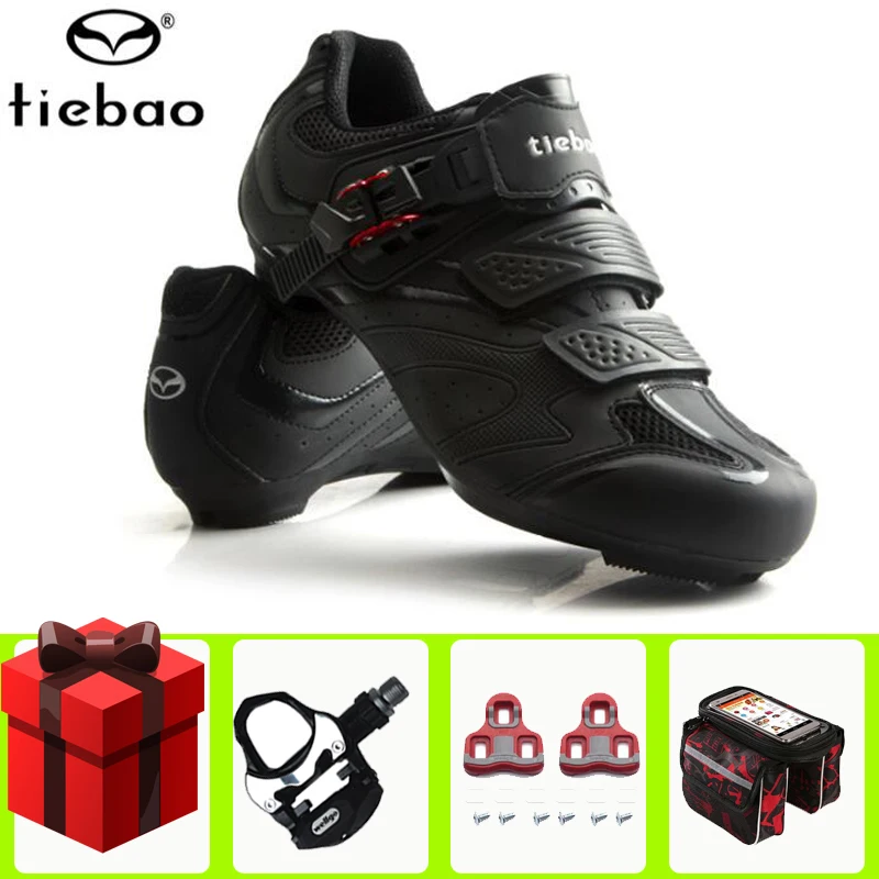 

Tiebao Road Cycling Shoes men add Pedal set Unisex Breathable Self-locking Bike Bicycle sneakers Sapatilha Ciclismo bike Shoes