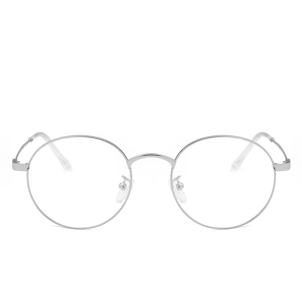 Retro Super Lightweight Stylish Metal Round Anti Blue Light Glasses Unisex