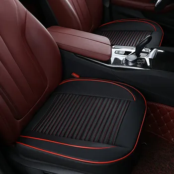 

Waterproof Leather 3D Full Surround Car Seat Cover Protector Mat Front Breathable Car Auto Seat Cushion Protector Cushion Pad