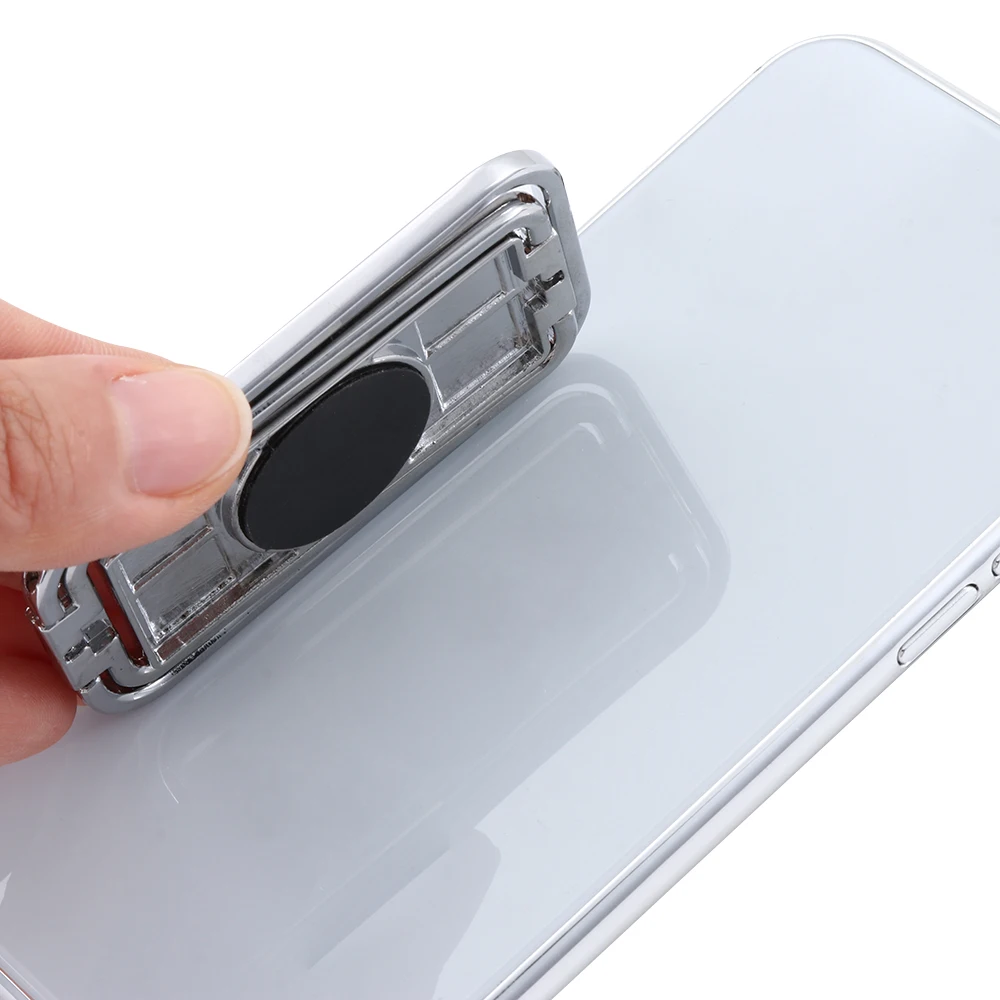 Mobile Phone Stand 1PC Foldable 360 Rotation Phone Holder Multi Angle Ultra Thin Adjustable Finger Ring Kickstand Mount Stand Accessories