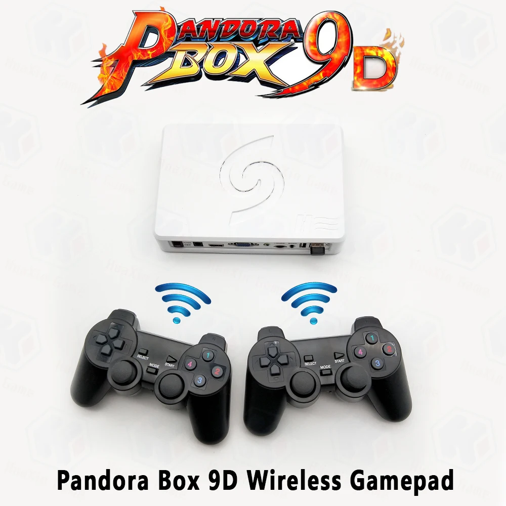 2 игрока беспроводная версия Pandora Box 9D 2500 В 1 Материнская плата HDMI/VGA выход+ геймпад набор USB подключение джойстика 3D игры Tekken